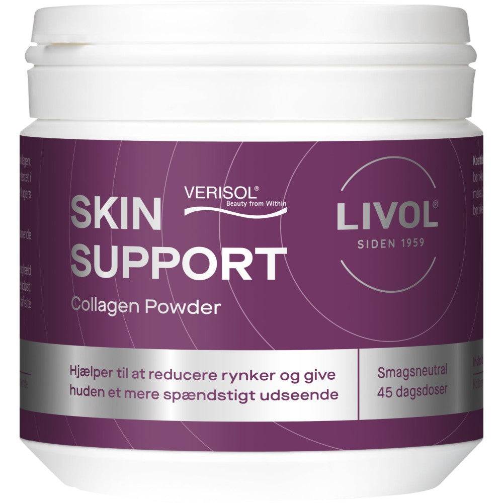 Livol Skin Support Kollagenpulver 112,5 g - Kosttilskud