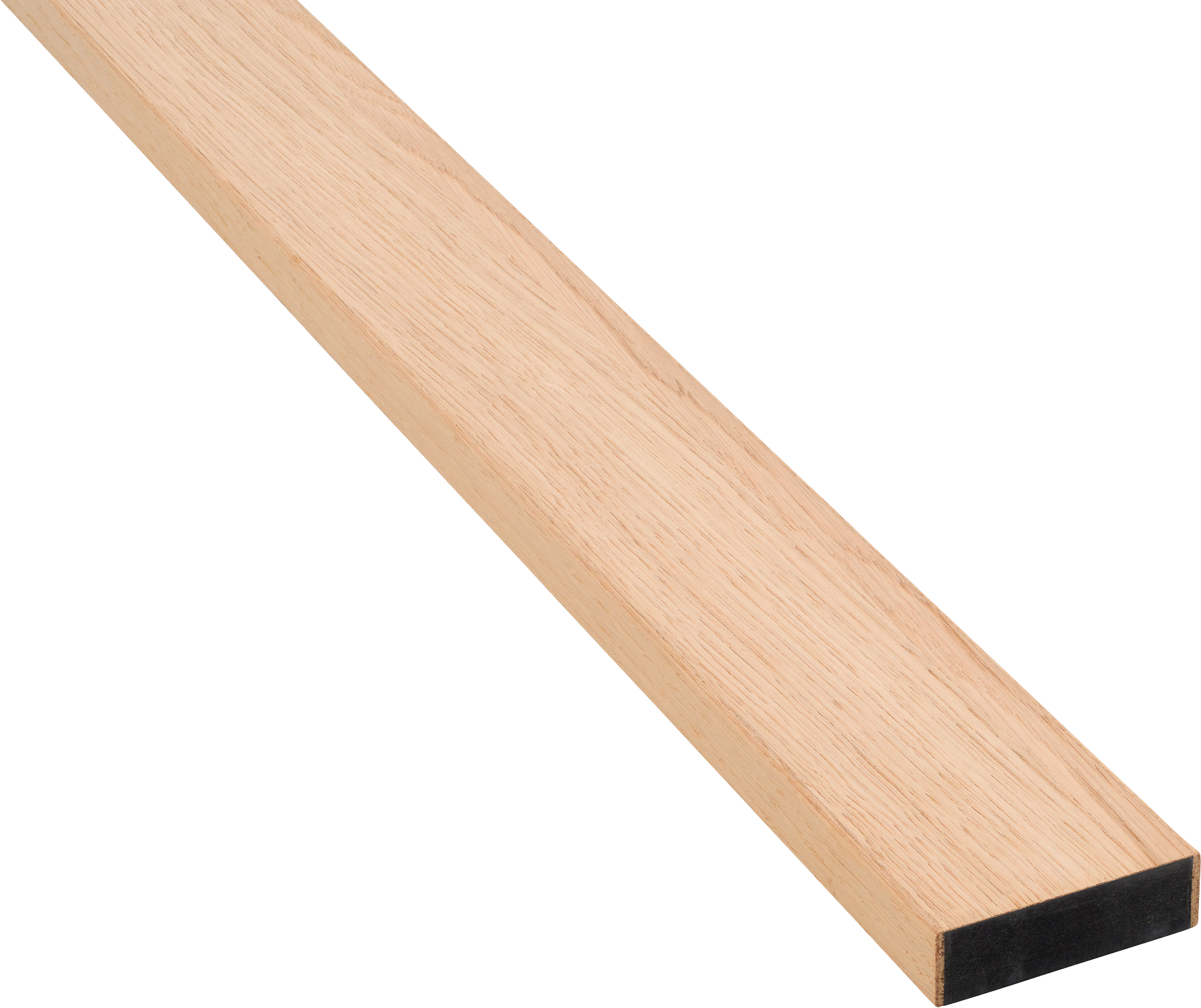 Afslutningsliste eg ubehandlet til akustikpanel 19x65x2400mm sort mdf