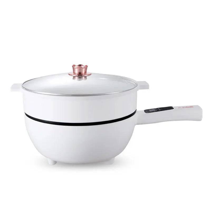 Multifunctional intelligent steaming hot pot student dormitory nonstick electric cooking pot - double layer 4L