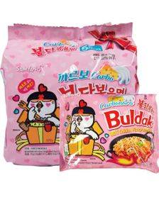5-Pack Samyang Buldak Hot Chicken Ramen Carbonara - 5x130 g (Korea)