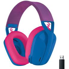 Logitech G435 gaming-høretelefoner (blå) - På lager i butik