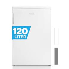HEINRICHS Getränkekühlschrank 120L klein kompakt leise: 40db mit Gefrierfach( 13L) Mini-Bar; Tisch-Kühlschrank; Mini Kühlschrank mit Gefrierfach; perfekt geeignet für Büro Camping Garten Outdoor,weiß