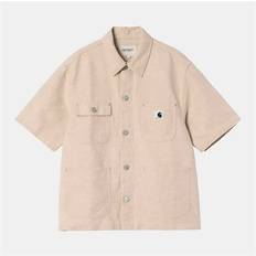 Carhartt WIP W s/s Michigan Shirt Natural Rinsed