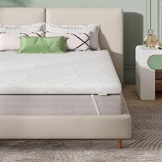 Novilla Matratzen Topper 180x200 5cm Höhe Gel Topper Memory Foam MatratzenTopper für Boxspringbett Wohnwagen Schlafsofa Matratzenauflage Bezug Waschbar Oeko-TEx