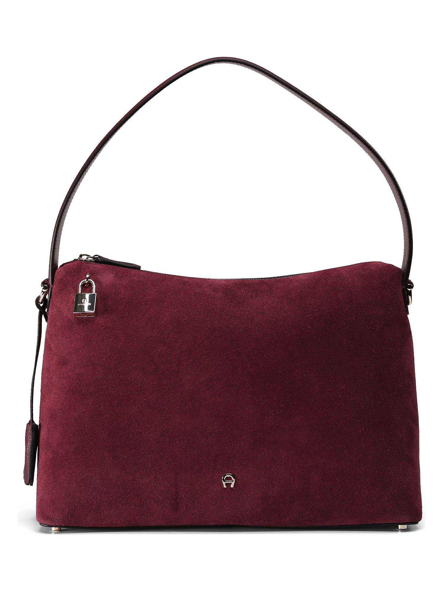 AIGNER Delia Crossbody taske Læder 44 cm  Rød