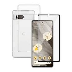 PanzerGlass SAFE. by ® 2-in-1 Set Google Pixel 7a, Google, Google - Pixel 7a, Trockene Anwendung, Kratzresistent, Schockresistent, Transparent, 50 Stück(e)