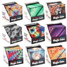 Kortlekar 3D Magic Cube Pusselleksaker præsenterer Shashibo Shape Shifting box