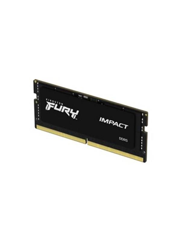 Kingston FURY Impact DDR5-4800 - 16GB - CL38 - Single Channel (1 pcs) - Sort