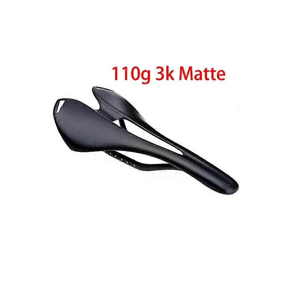 3K fuld kulfiber cykelsadel MTB landevejscykel sadel ultralet cykeludstyr mat/blank 270x143mm