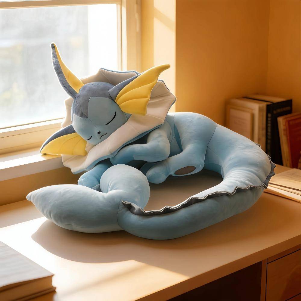 Pokemon Gosedjur Vaporeon Sovserie Eeveelution Eevee Evolution Leafeon Glaceon Sylveon Gosedjursdocka Charizard Pikachu Docka