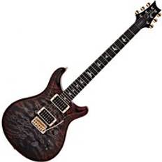 PRS Custom 24 10 Top Quilt Charcoal Cherry Burst #0331862