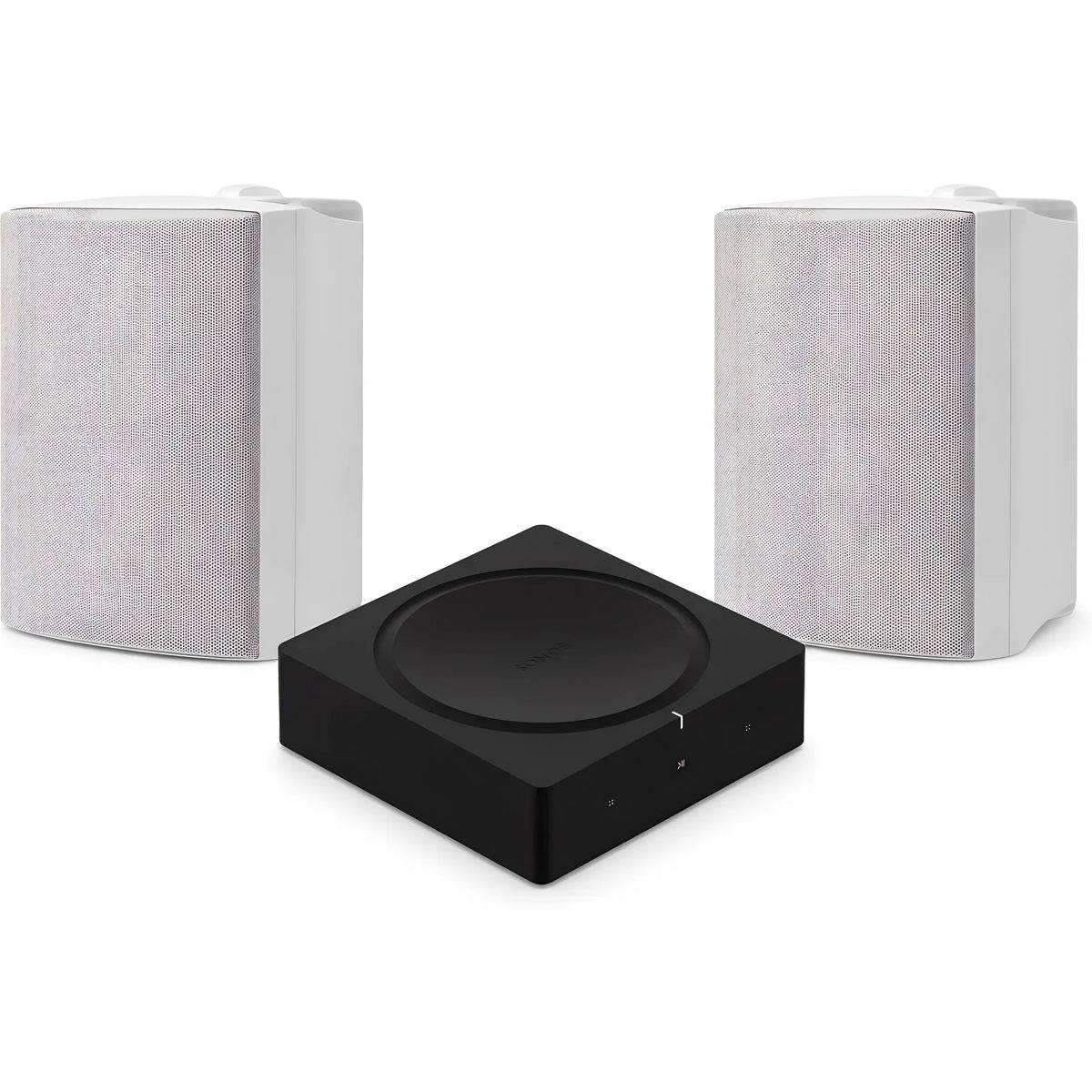 Sonos + Cabasse ZEF 13 TR hvid (sæt med 2) + Forstærker.
