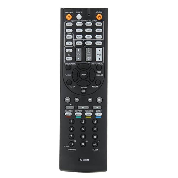 RC-803M erstatningsfjernbetjening Egnet til ONKYO AV-receiver TX NR609 TX NR609B HT s7409 HT s8409