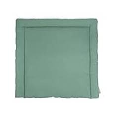 KraftKids Skötdyna i dubbel crepe grön jade, skötmatta 85 x 75 cm (B x D), skötkudde