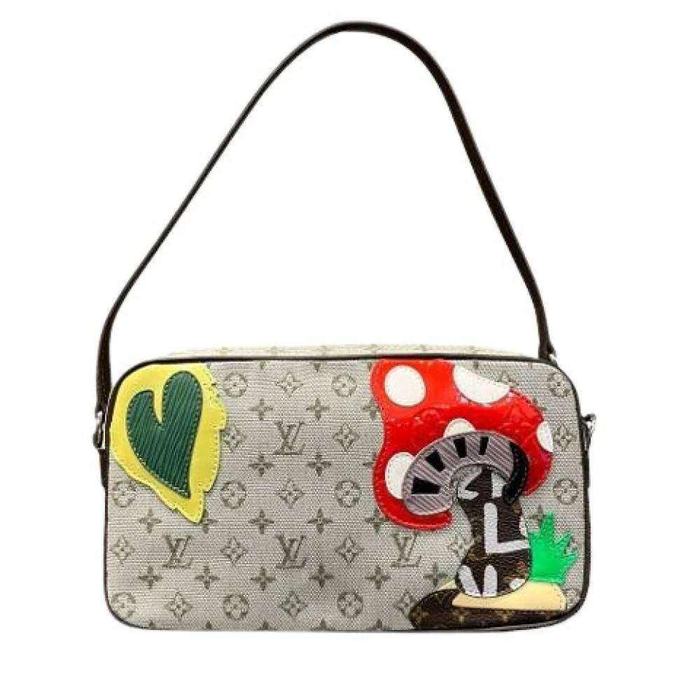 Louis Vuitton Vintage Pre-owned Monogram Mini Håndtaske - Vintage - Dame - Flerfarvet - ONE SIZE - Bomuld