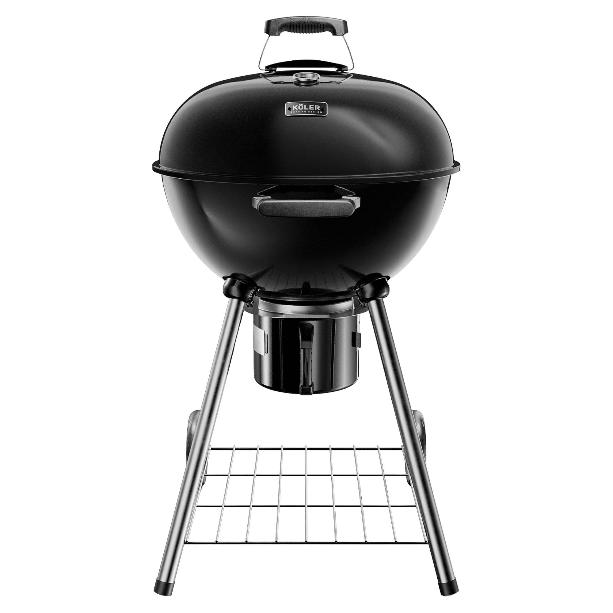 Köler Kolgrill Ember Ny C1 Svart 59x59x103 cm