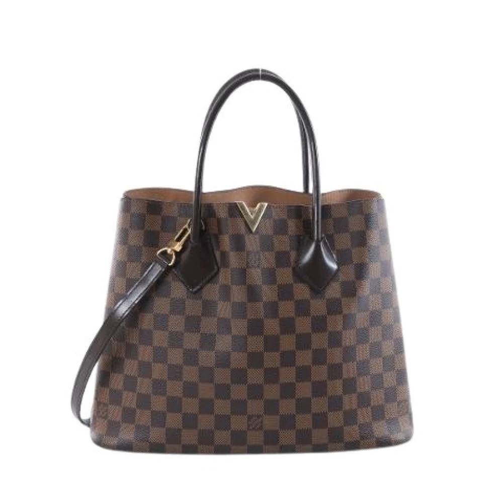 Louis Vuitton Vintage Pre-owned Kensington 2-way taske - Vintage - Dame - Brun - ONE SIZE - Uld