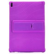 Mjukt fodral för lenovo tab 4 10 tb-x304f tb -x304n tb -x304l silikonstativfodral för lenovo tab 4 10 plus tb -x704l tb -x704f/ n - Lila