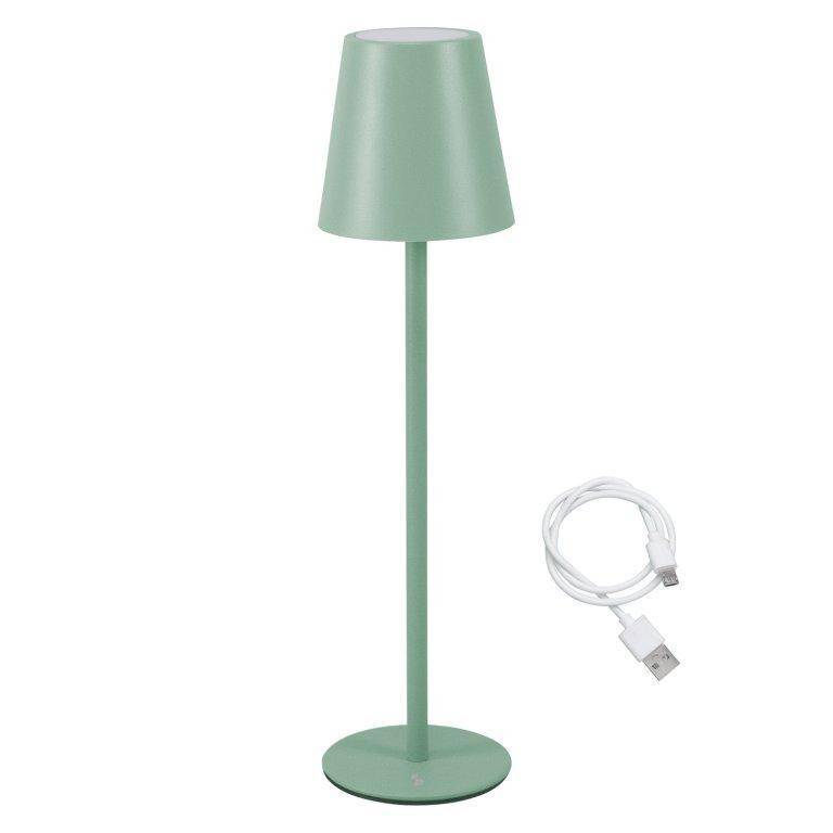 Beper P207ILI203 Genopladelig Bordlampe - 3W, 7x7x28cm - Grøn