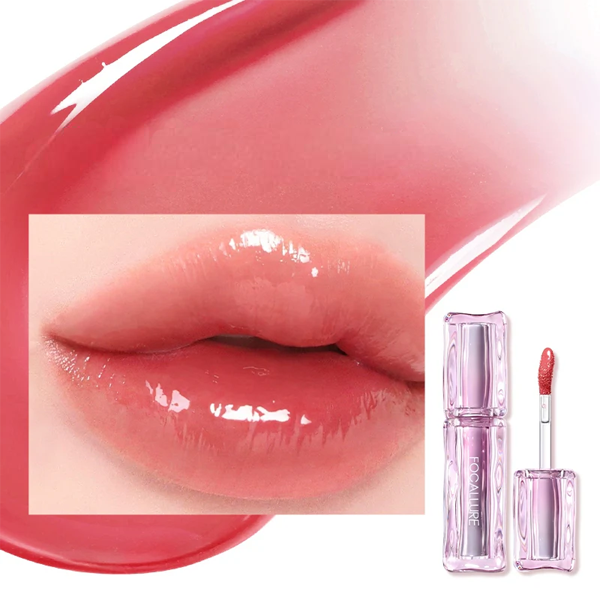 Focallure - Spring Glow Juicy Lip Tint - 1.8g - PK04 Aqua Taupe - Pink