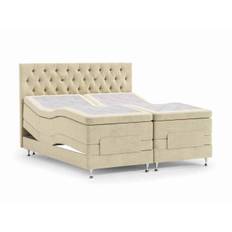 Royal Crown Ställbar Säng i Sammet med Paula – Enkelsäng 120×200