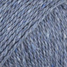 Drops Soft Tweed Garn - 10 Jeansblå