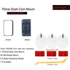 Original 70 mai dash cam fäste för 70 mai dash cam pro d02 lite d08 70 mai pro d02 lite d08 cpl filter - Paket 2