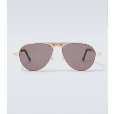 Cartier Eyewear Collection Santos De Cartier aviator sunglasses