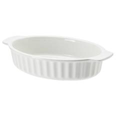 IKEA - POETISK ovnfast fad, oval/råhvid, 32x21 cm