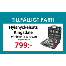 Hylsnyckelsats 1/2" & 1/4" 94-delar Kingsdale