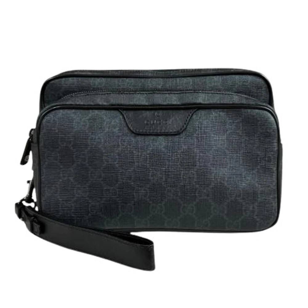 Gucci Vintage Pre-owned Vintage GG Supreme Håndtaske - Vintage - Herre - Sort - ONE SIZE -