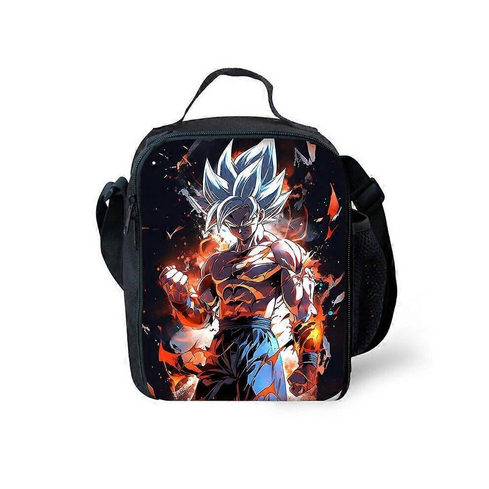 (CB-199X10A6) pcs set Cute Anime Child School Backpack with Lunch For G-Gokus Bags ,Pencil Bags ,School Bags for Boys Girls Best Gift