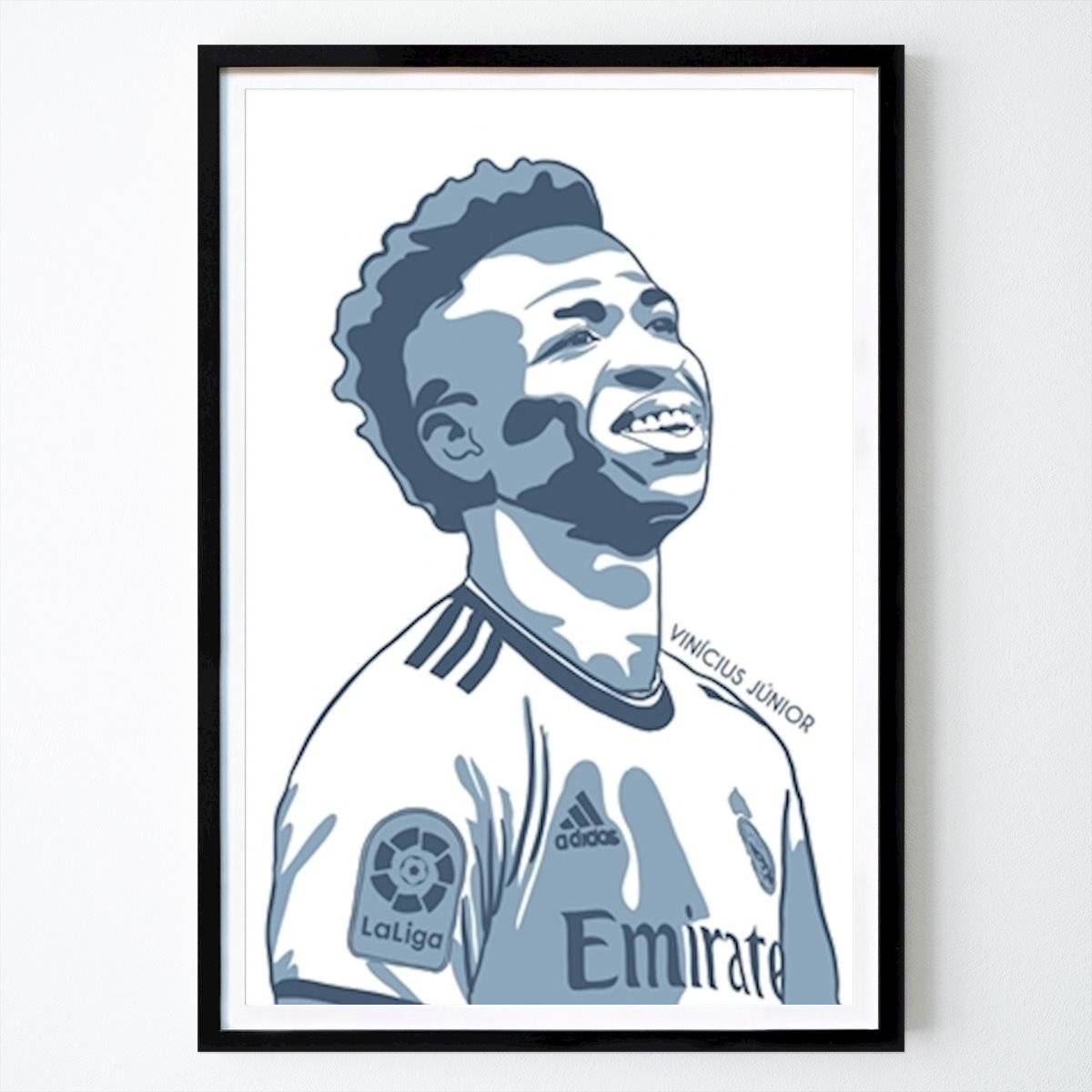 Fotboll Poster: Vinicius Junior av Dustynab