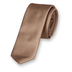 Børneslips Beige - Silke