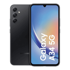 Samsung Galaxy A34 5G 128 GB / Nyskick / Svart