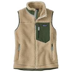 Patagonia Women's Classic Retro-X Vest Fleecevest Damer størrelse XL farve beige
