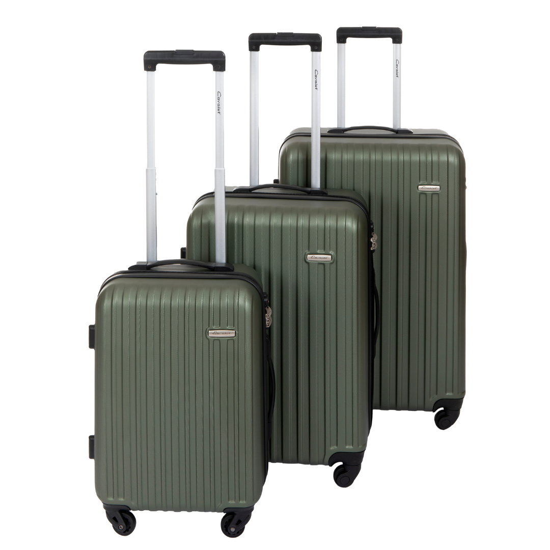 Cavalet Rhodos Resväskor 3-Pack, Mörkgrön