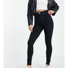 Dr Denim Petite - Solitaire Sky High - Sorte super skinny-jeans