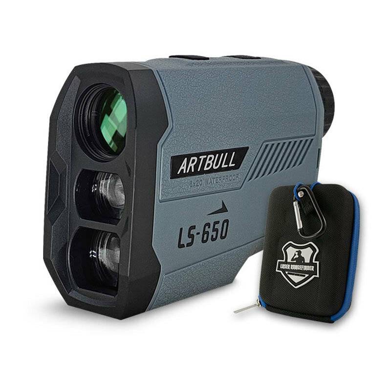 ARTBULL Laser Rangefinder 650M teleskop med flaggspärr sluttning stift avståndsmätare för jakt monokulär
