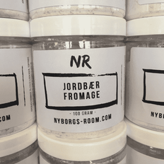 NR Jordbær fromagepulver, 500g - Skal kun tilsættes vand og fløde / Konditorcreme