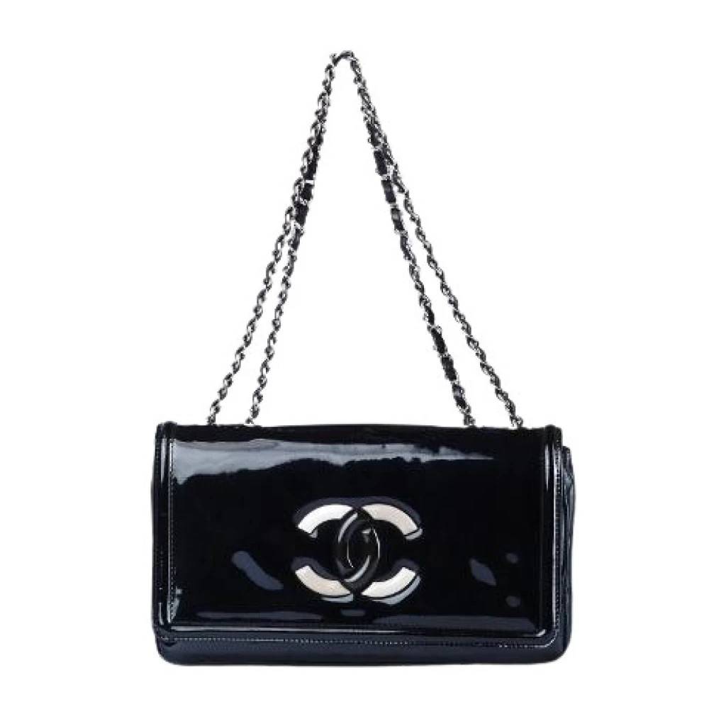 Chanel Vintage Pre-owned Vintage Skuldertaske - Vintage - Dame - Sort - ONE SIZE - Uld