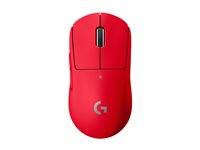 Logitech G PRO X SUPERLIGHT 2 SE Optisk Trådløs Rød --> I externt lager, forväntat leveransdatum hos dig 18-03-2026
