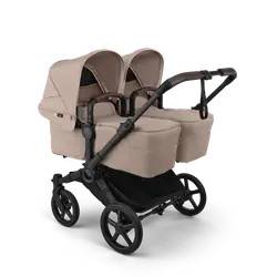 Donkey 6 tvillingvagn - Desert taupe melange