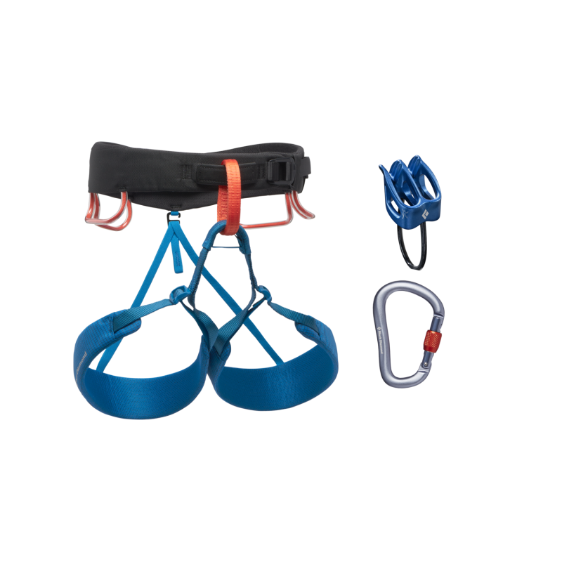 Black Diamond Momentum Harness Package - Klättersele - Herr Kingfisher XS