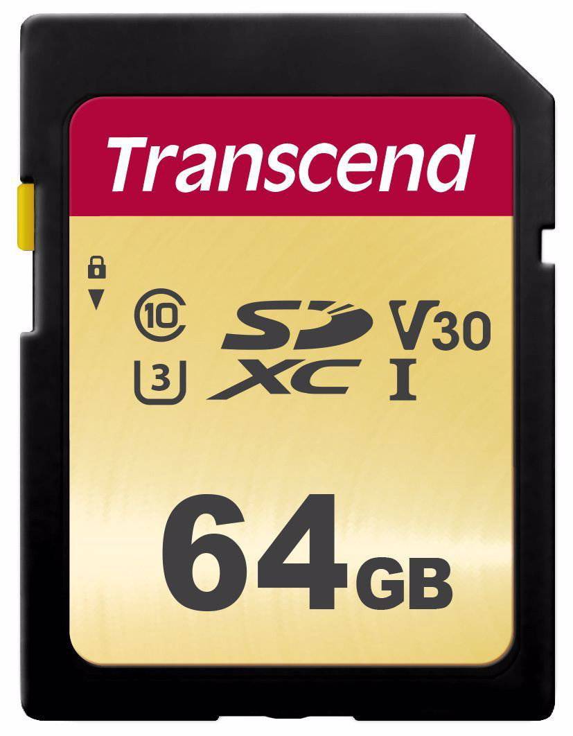Transcend SDXC/SDHC UHS-I CLASS 10 500S (64 GB)