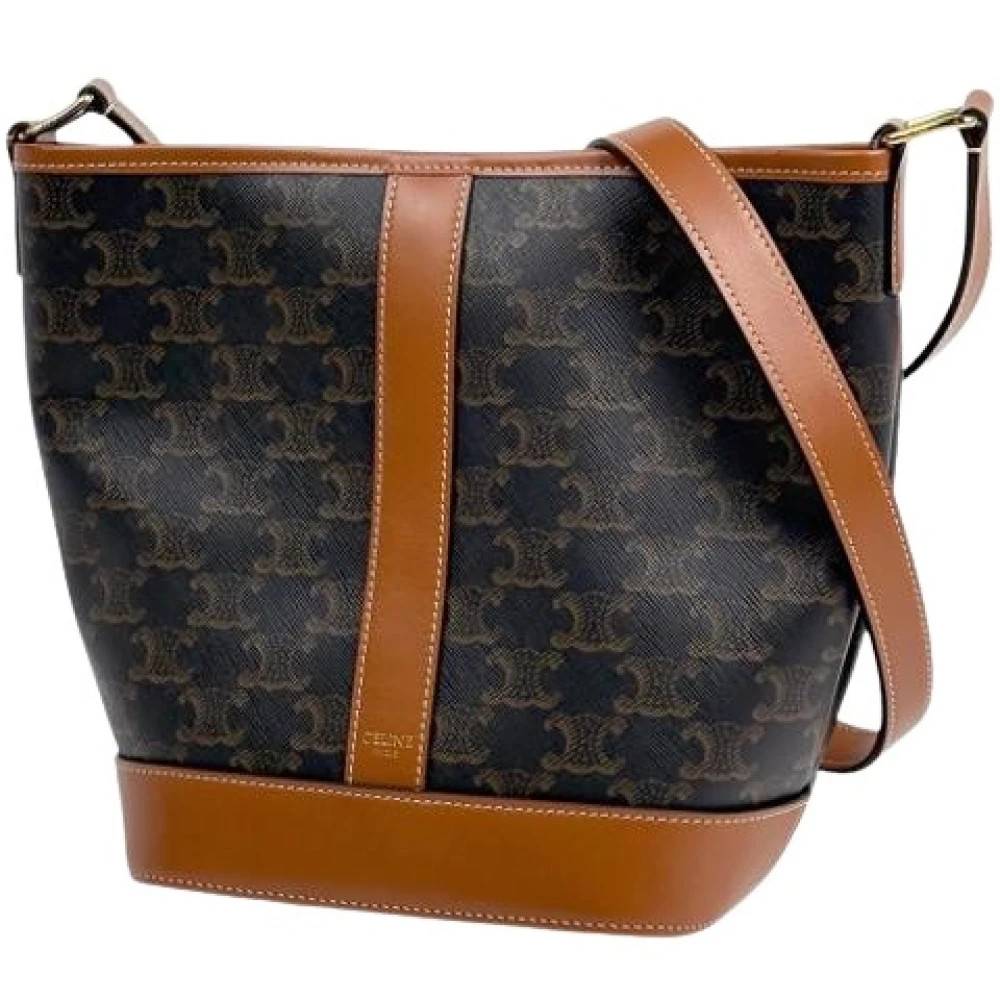 Celine Vintage Pre-owned Canvas celine-tasker - Vintage - Dame - Brun - ONE SIZE -