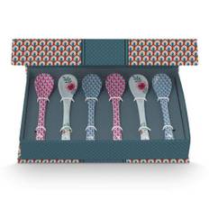Pip Studio Oriental Flower Festival Set of 6 Teaspoons - Blue