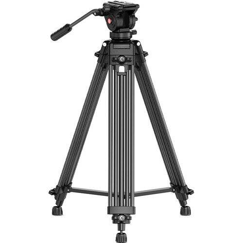 Heavy Duty Videostativ med vätskedämpat huvud