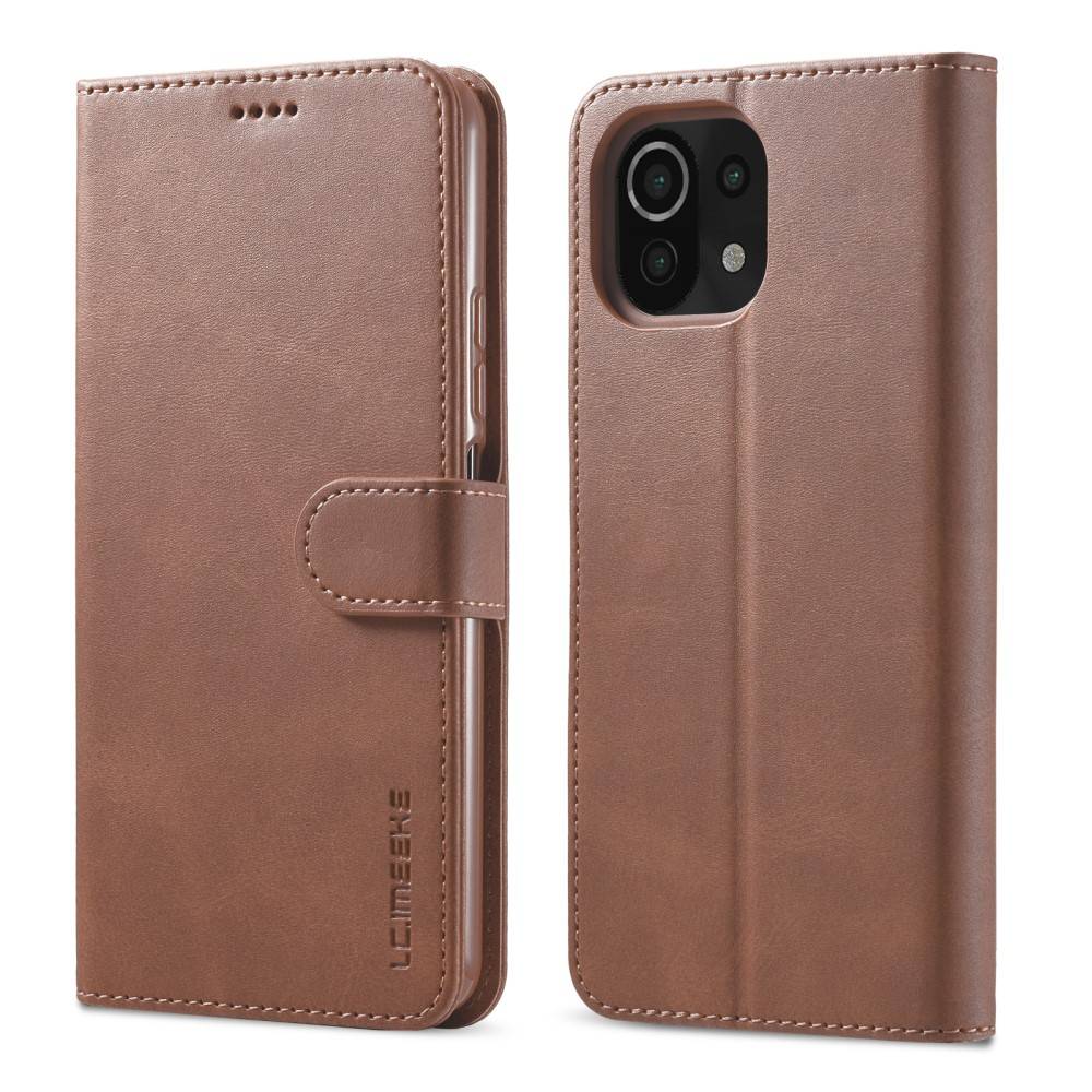 LC.IMEEKE Xiaomi Mi 11 Lite 4G, 5G, 11 Lite 5G NE etui- Coffee