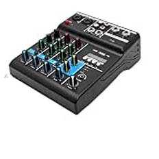 HD 4 - Way Mixer Audio Professionellt ljud med korteffekter Processor Professionell utrustning Mixerkonsol USB Portabel 4-kanals mixer - Otroligt mångsidig